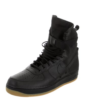 Nike 2017 SF Air Force 1 Black Gum Sneakers
