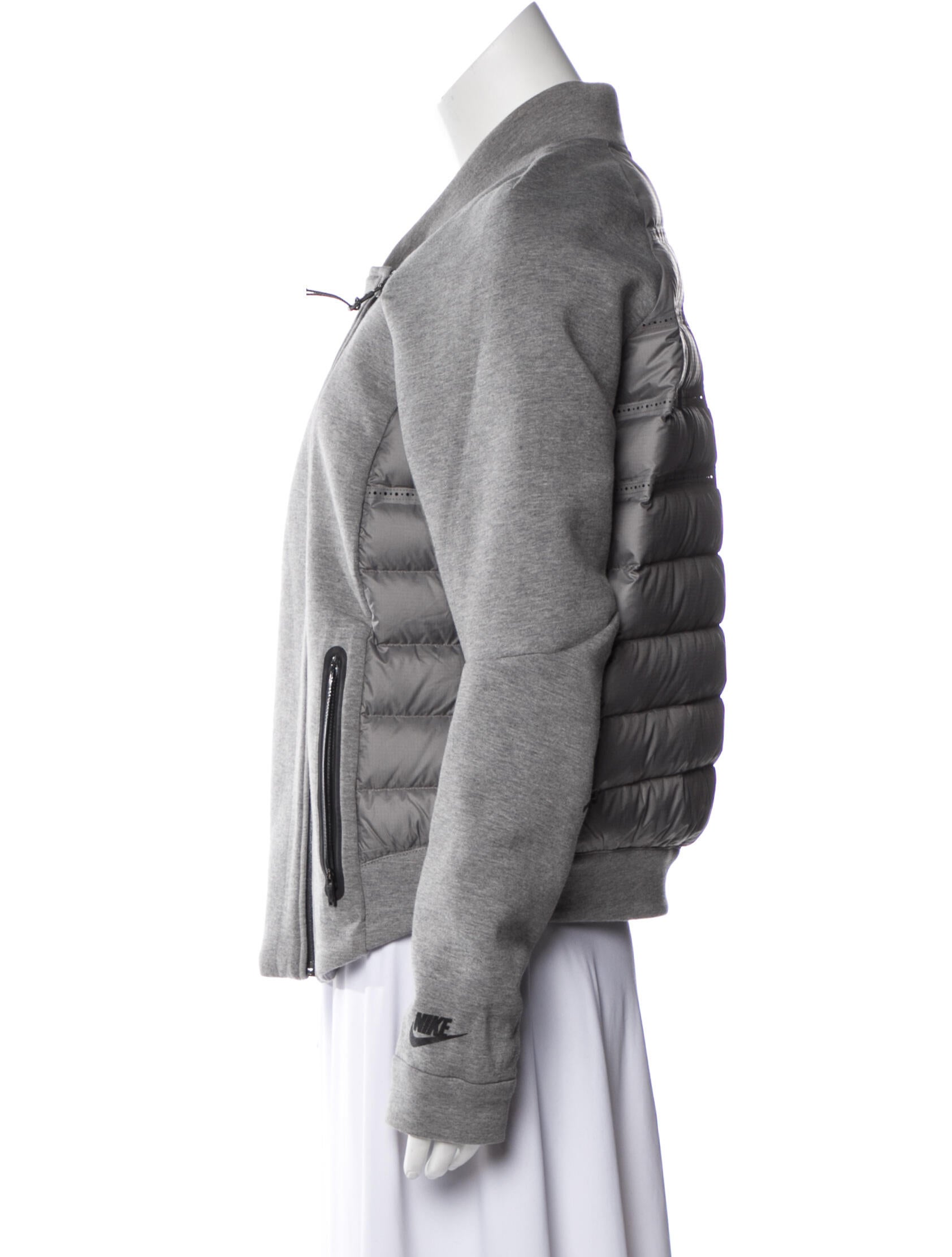 Nike Biker Jacket - Grey Jackets, Clothing - WU242748 | The RealReal