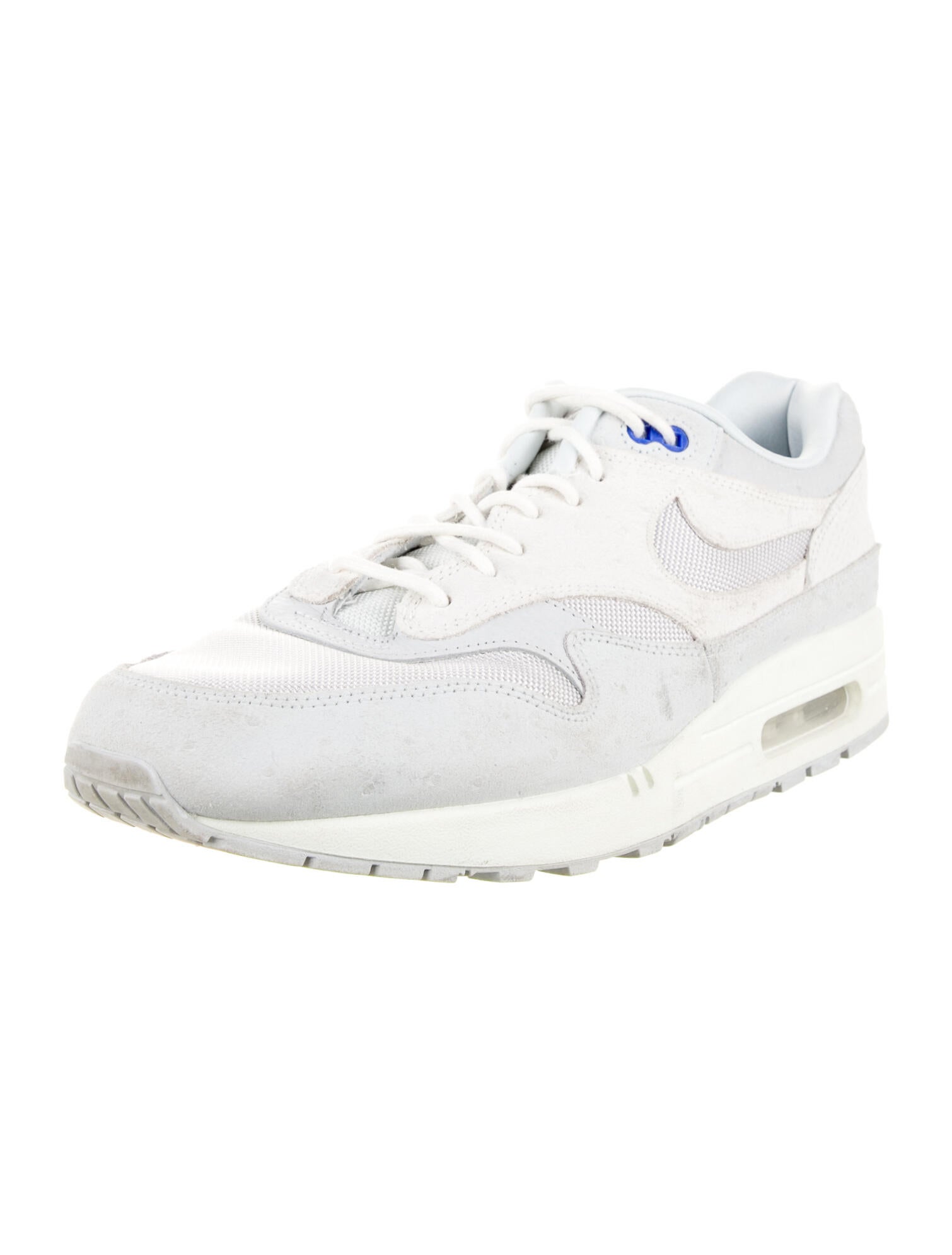 air max 1 pure platinum racer blue