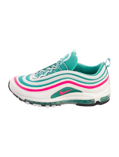 Nike Leather Printed Sneakers Green