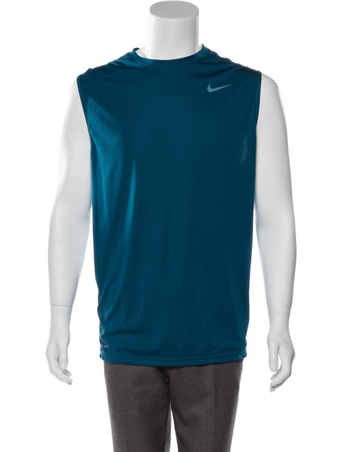 Nike Graphic Print Tank Top aqua