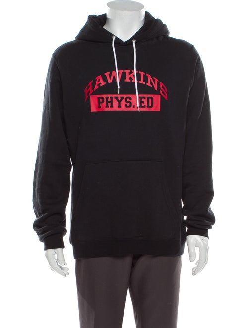 Nike Stranger Things Graphic Print Hoodie Black