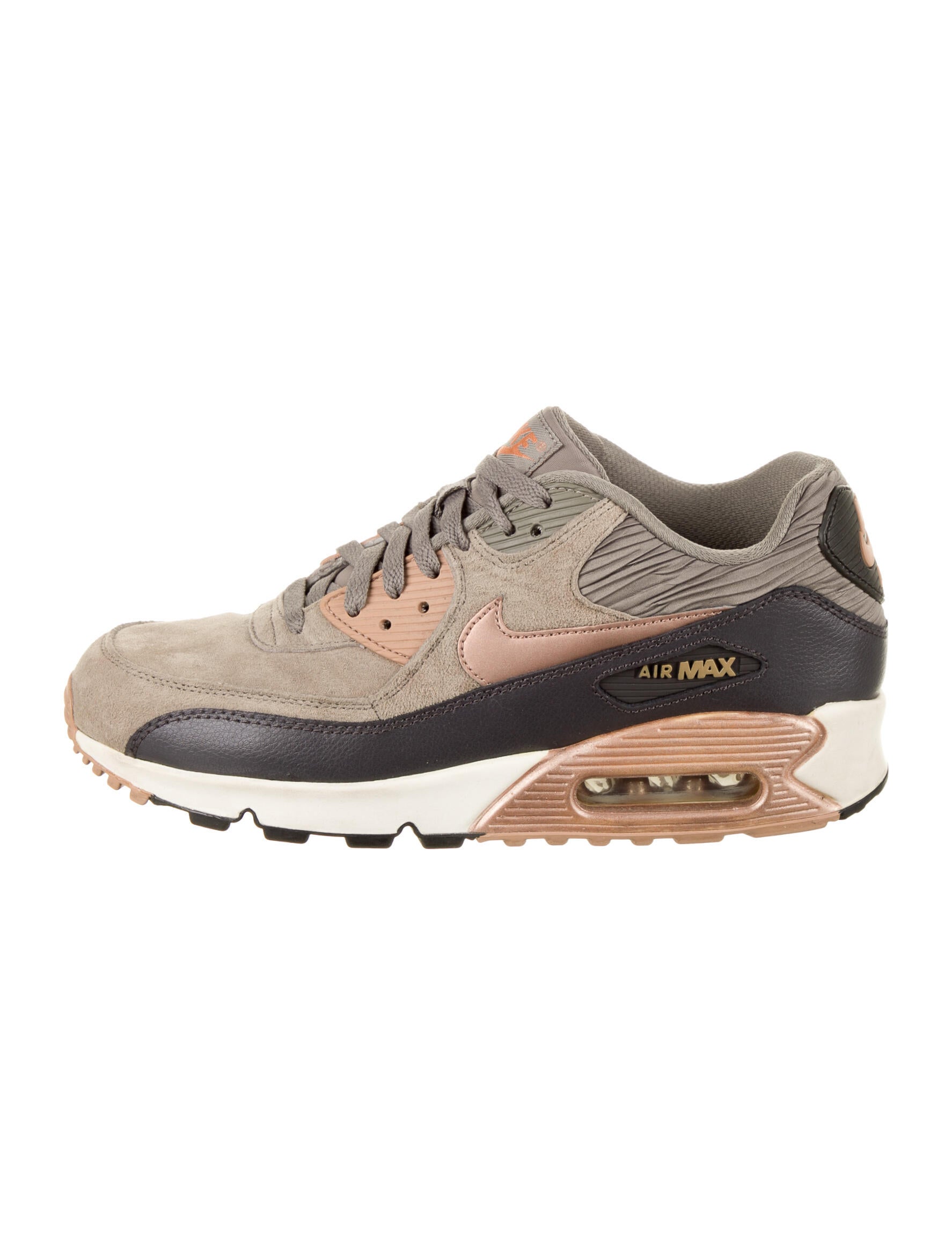 Air Max 90 Leather 'Iron Metallic' Sneakers Air Max 90 Leather 'Iron Metallic' Sneakers