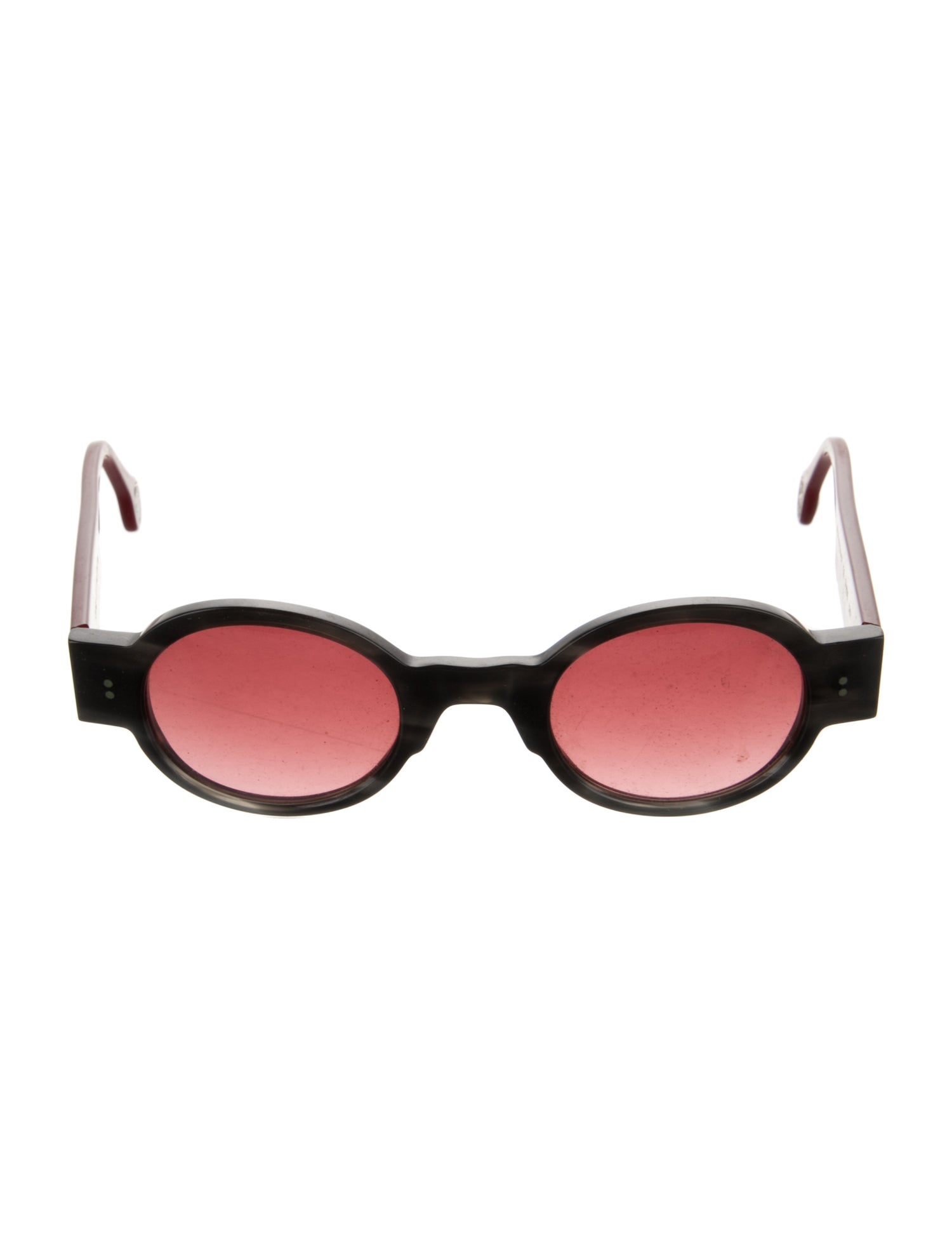 Anne et Valentin Round Mirrored Sunglasses