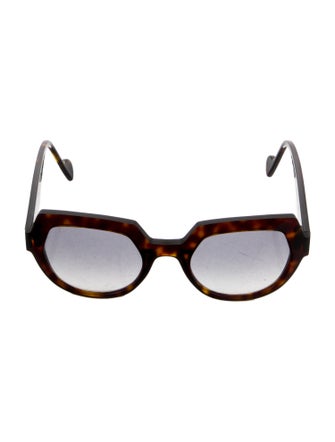 Anne et Valentin Round Gradient Sunglasses