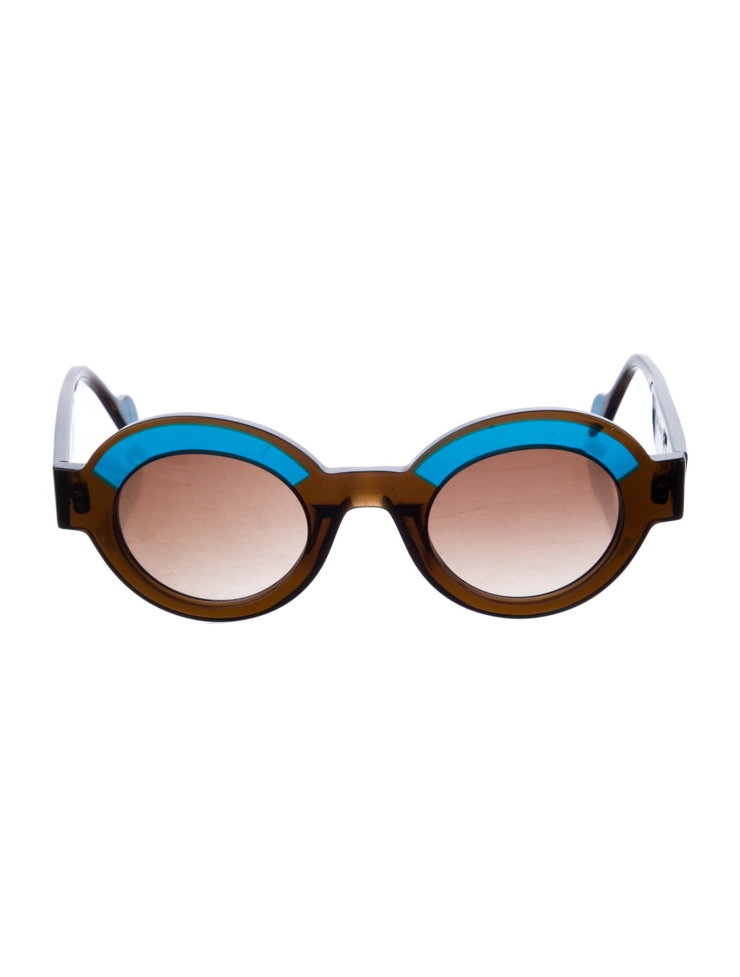 Anne et Valentin Round Gradient Sunglasses