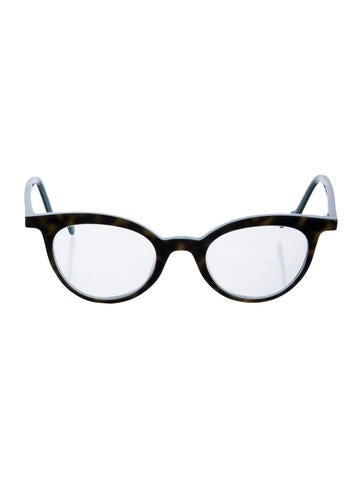 Pre-owned Anne Et Valentin Round Eyeglasses In Multi