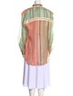 Antipodium Linen Striped Button-Up Top
