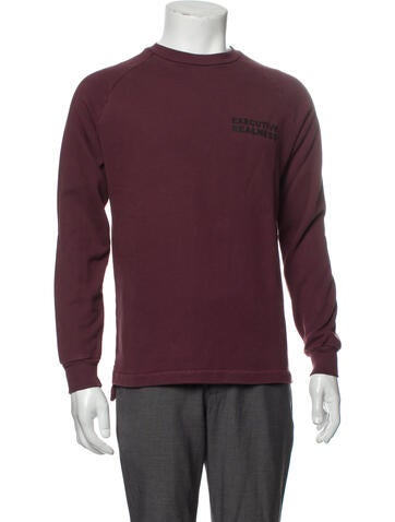 Baja East Sweatshirts & Hoodies Graphic Print Crew Neck Sweatshirt 0 | XS