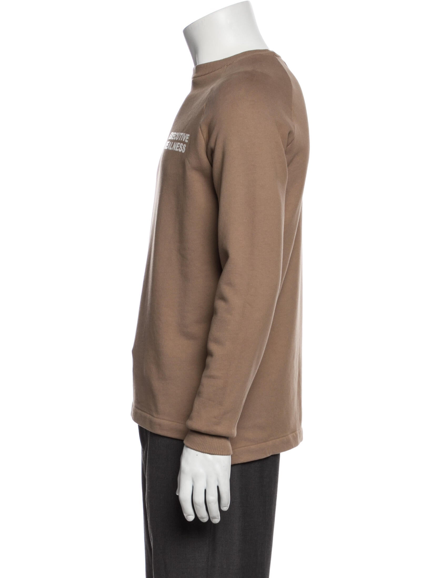 Baja East Graphic Print Crew Neck Sweatshirt