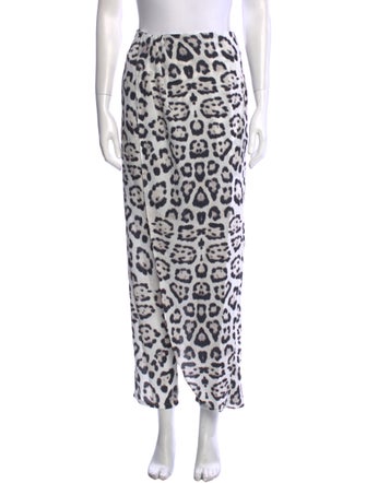 Baja East Printed Straight Leg Pants