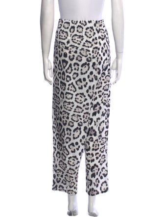 Baja East Printed Straight Leg Pants