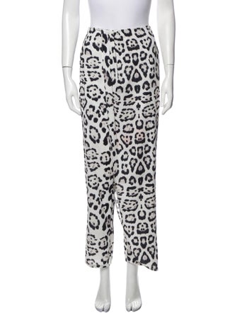 Baja East Printed Straight Leg Pants