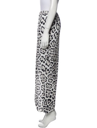 Baja East Printed Straight Leg Pants