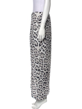 Baja East Printed Straight Leg Pants