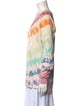 Baja East Tie-Dye Print Scoop Neck Tunic