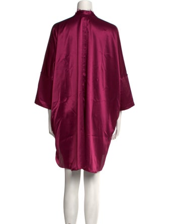 Baja East Mock Neck Mini Dress