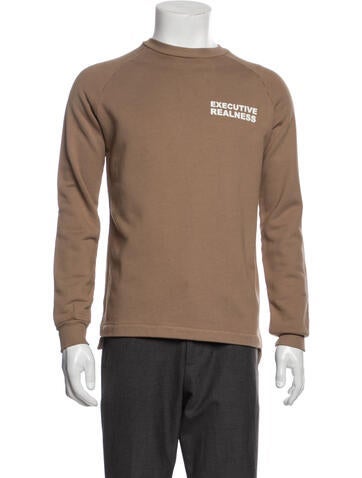 Baja East Sweatshirts & Hoodies Graphic Print Crew Neck Sweatshirt XS