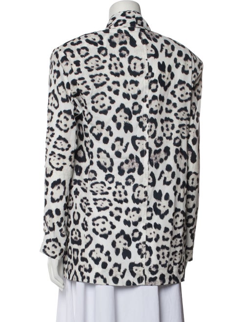 Baja East Animal Print Blazer