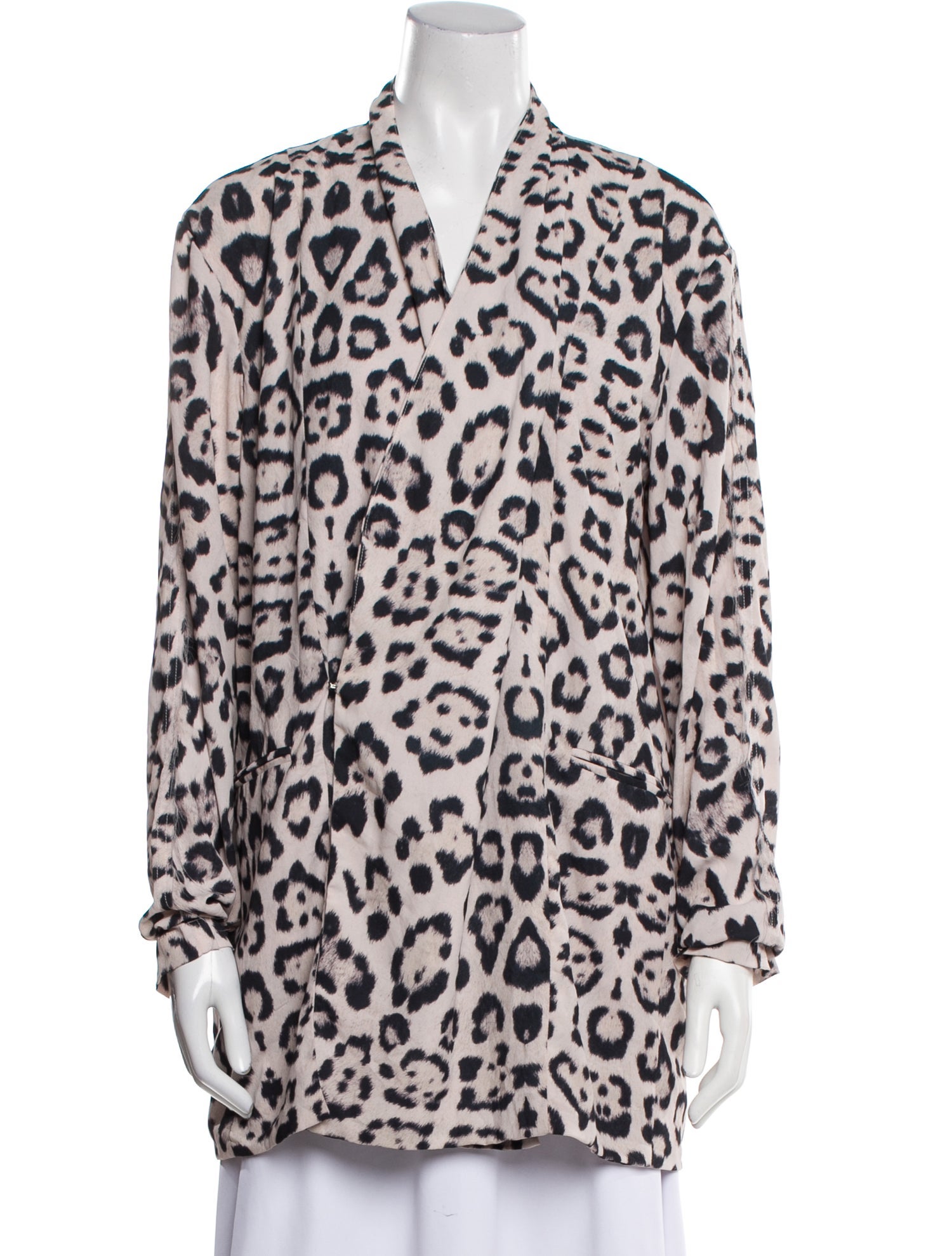 Baja East Animal Print Ruffle Embellishment Lounge Set w/ Tags