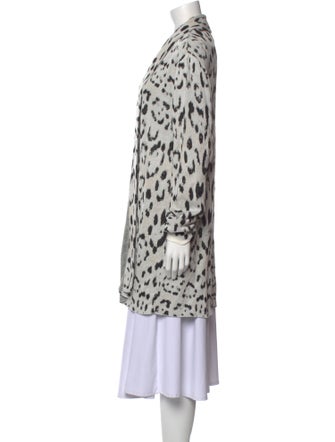 Baja East Striped V-Neck Sweater