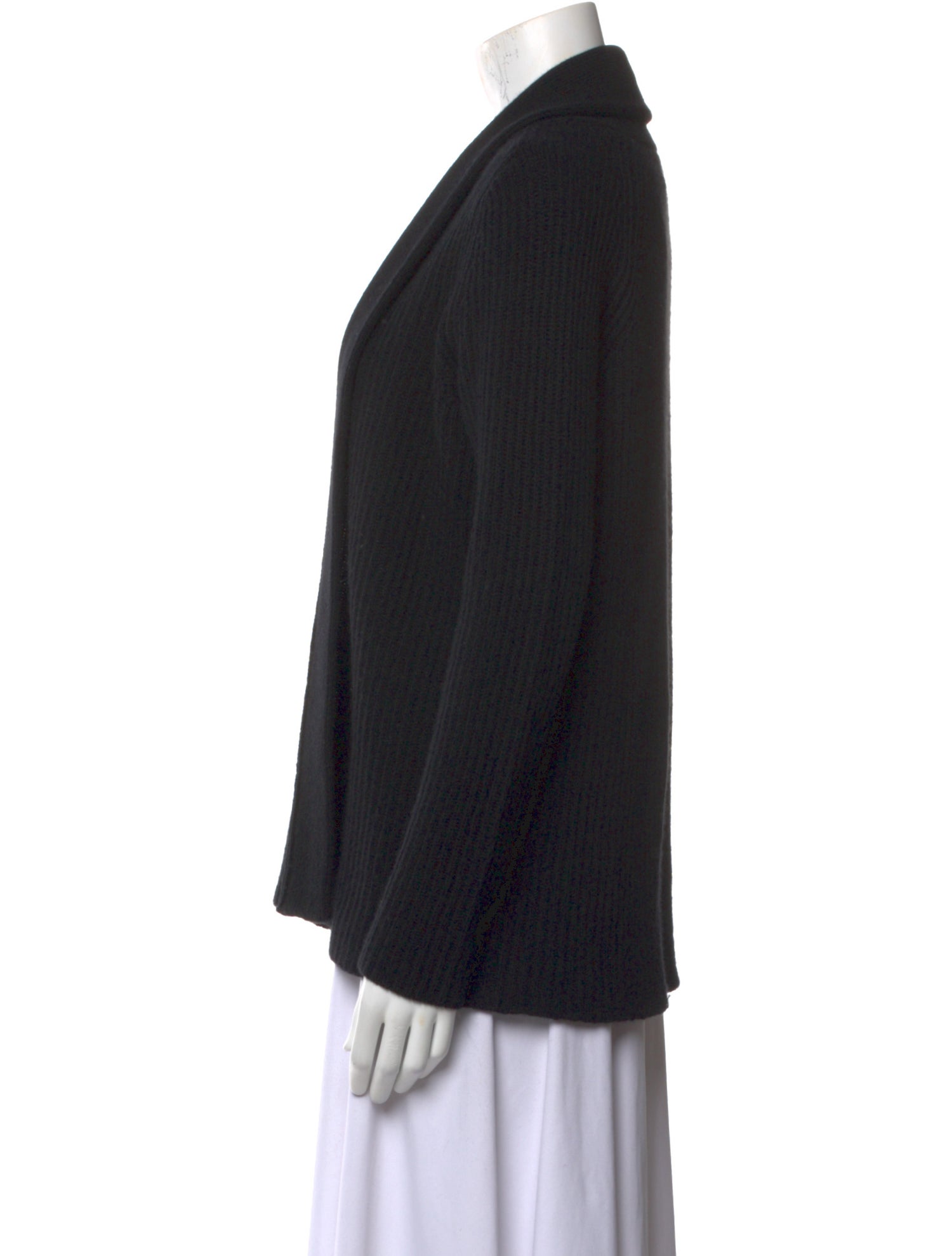 Baja East Cashmere Open Front Sweater