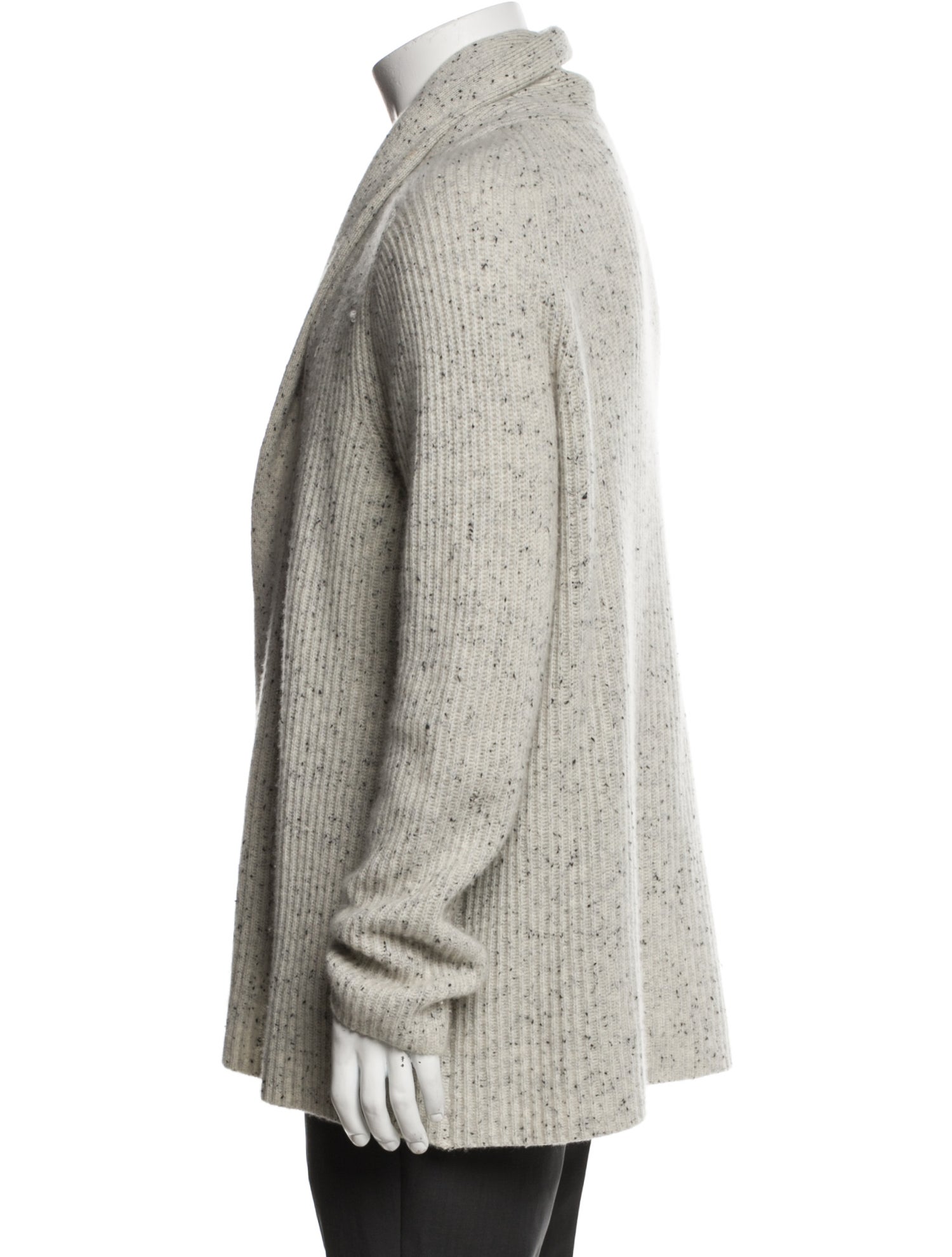 Baja East Cashmere Collar Cardigan