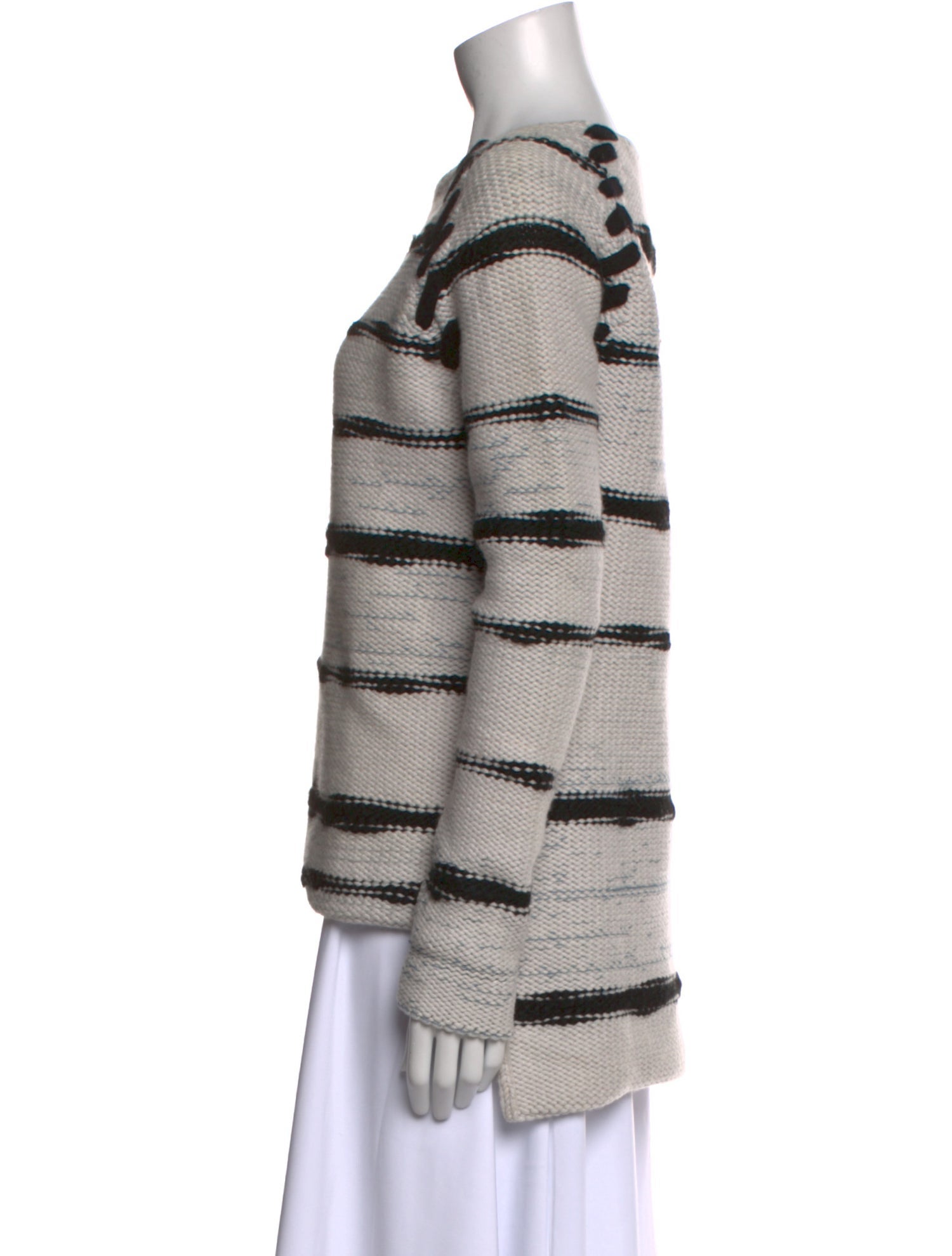 Baja East Cashmere Striped Sweater