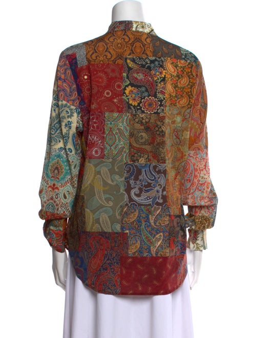 Unbreakable Evolution Silk Paisley Print Blouse