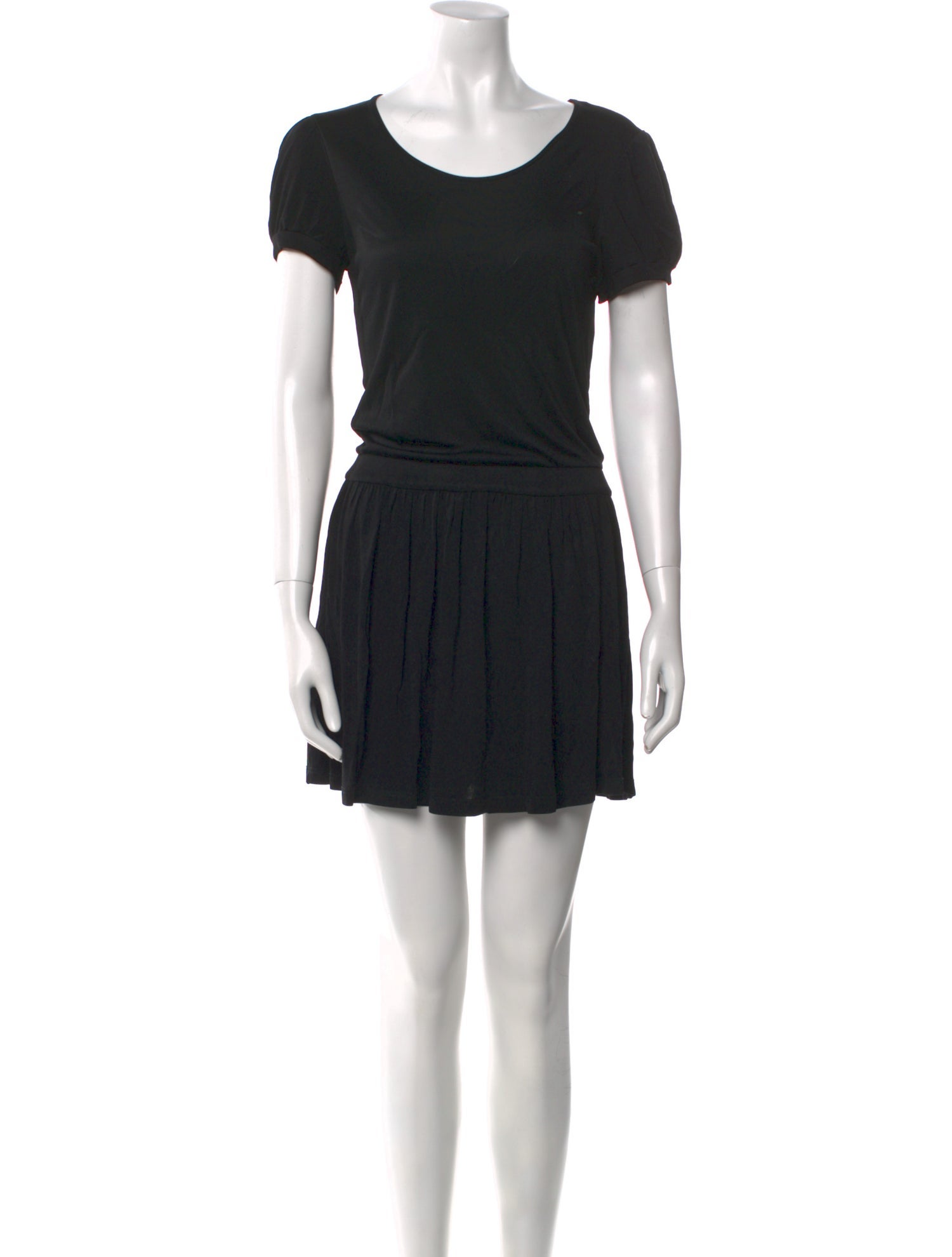 Snow from St Barth Scoop Neck Mini Dress