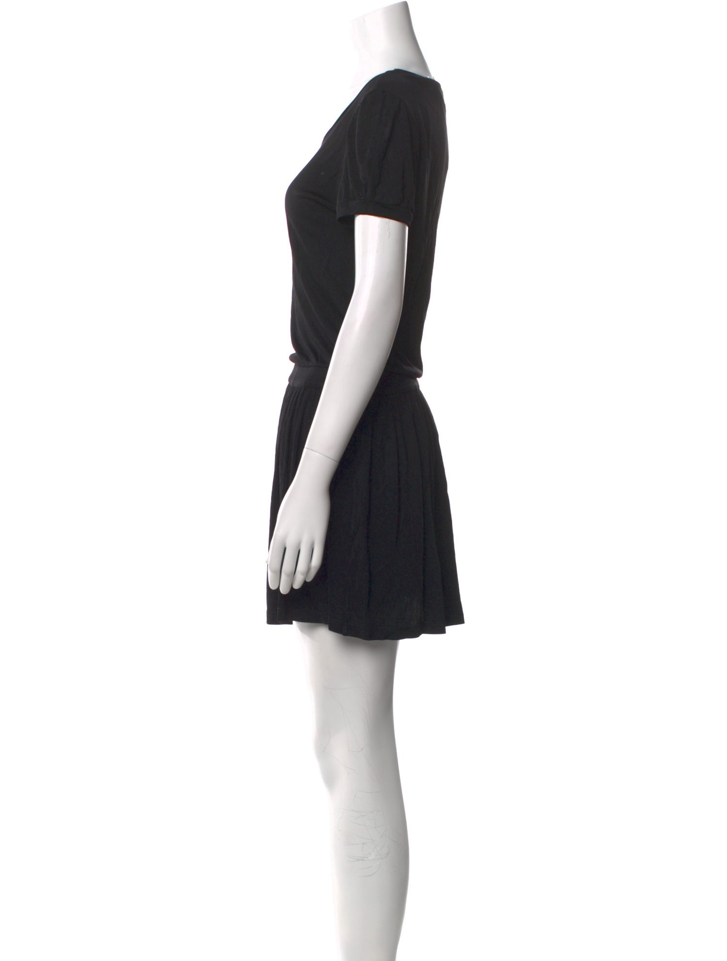 Snow from St Barth Scoop Neck Mini Dress