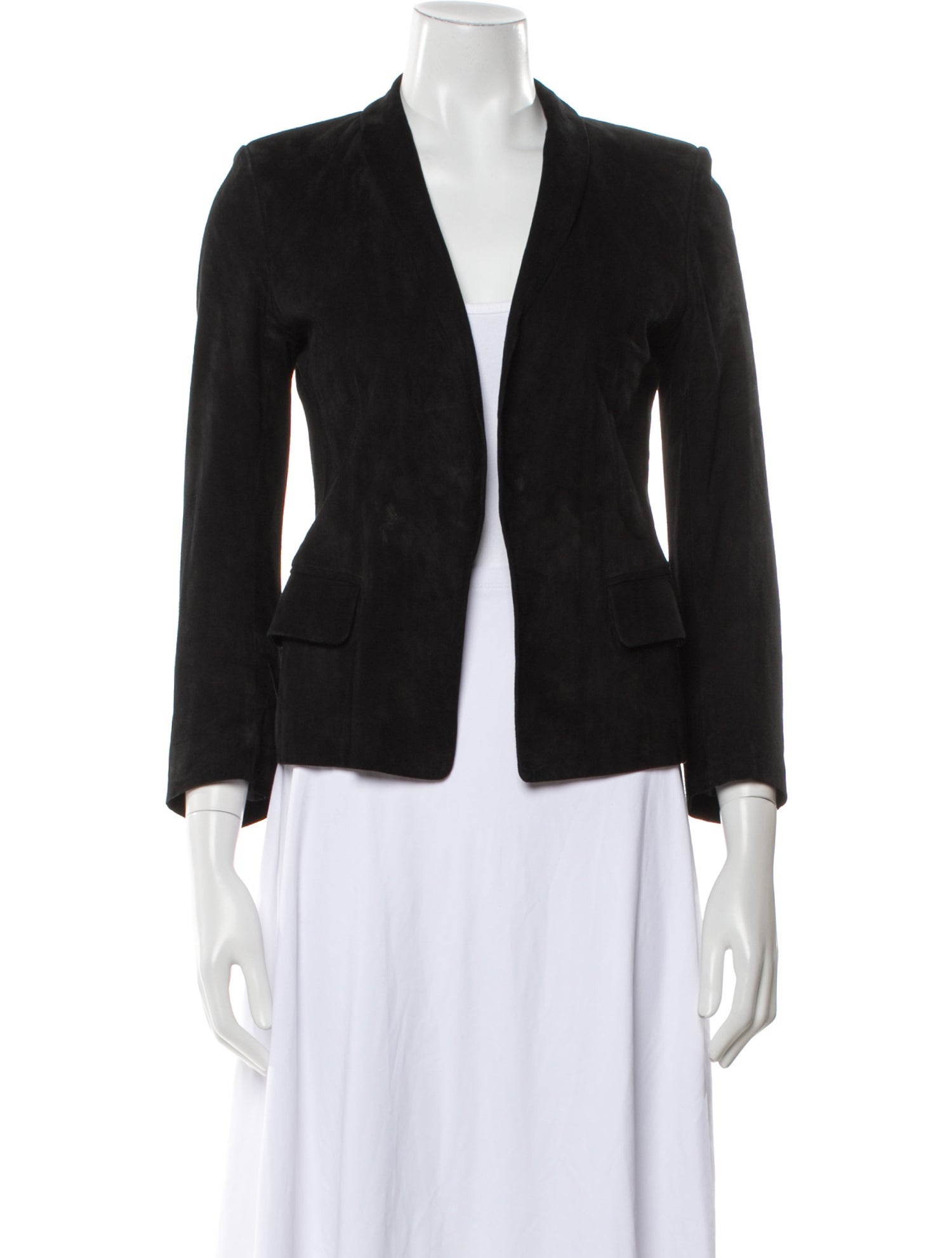 Snow from St Barth Lamb Leather Blazer