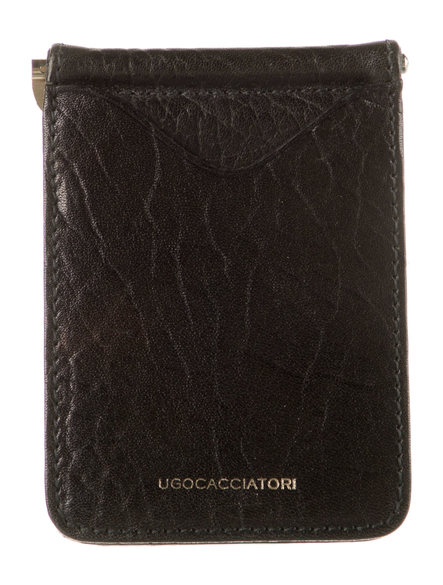 UGO Cacciatori Money Clip Leather Card Holder