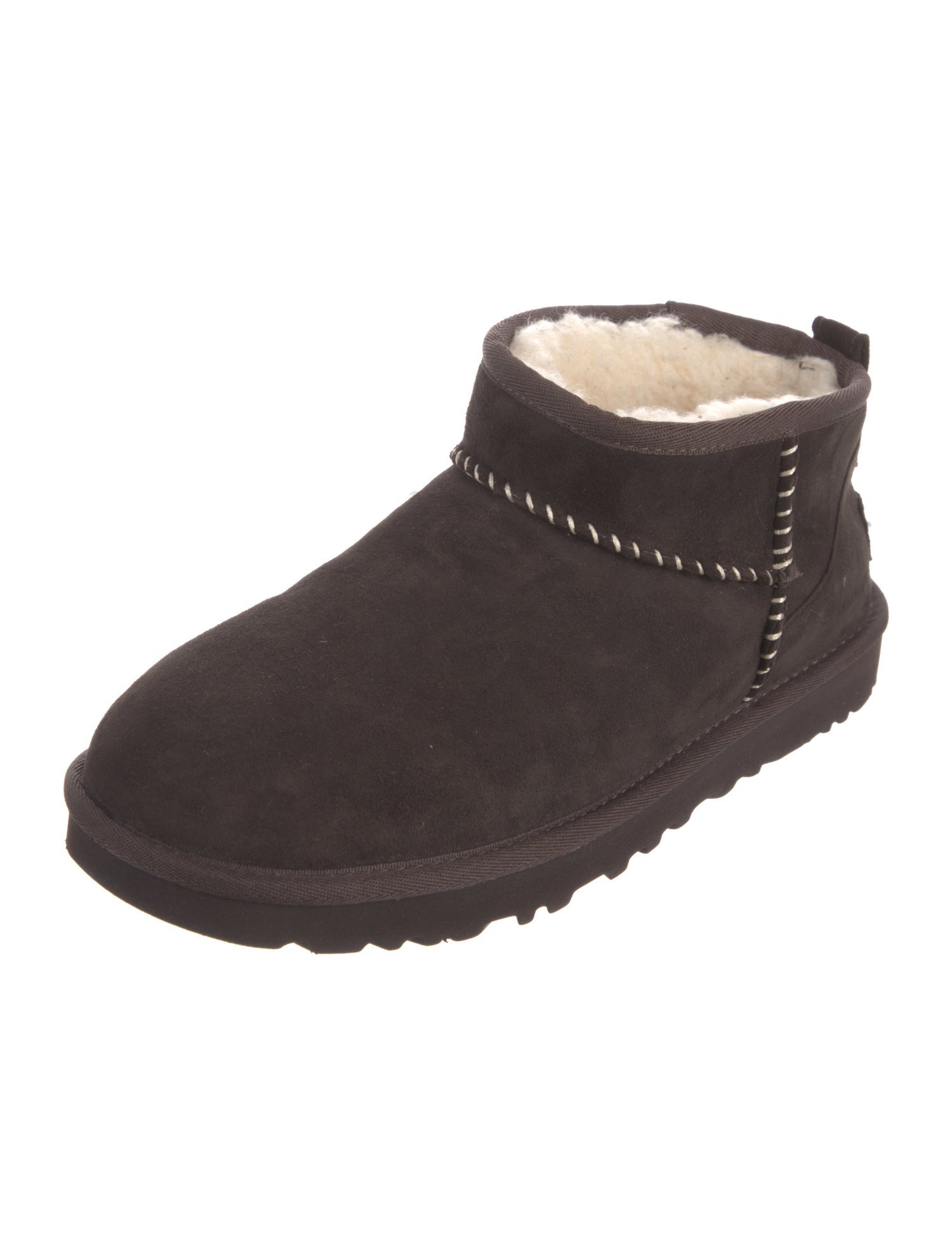 UGG x Madhappy Suede Whipstitch Trim Lace-Up Boots