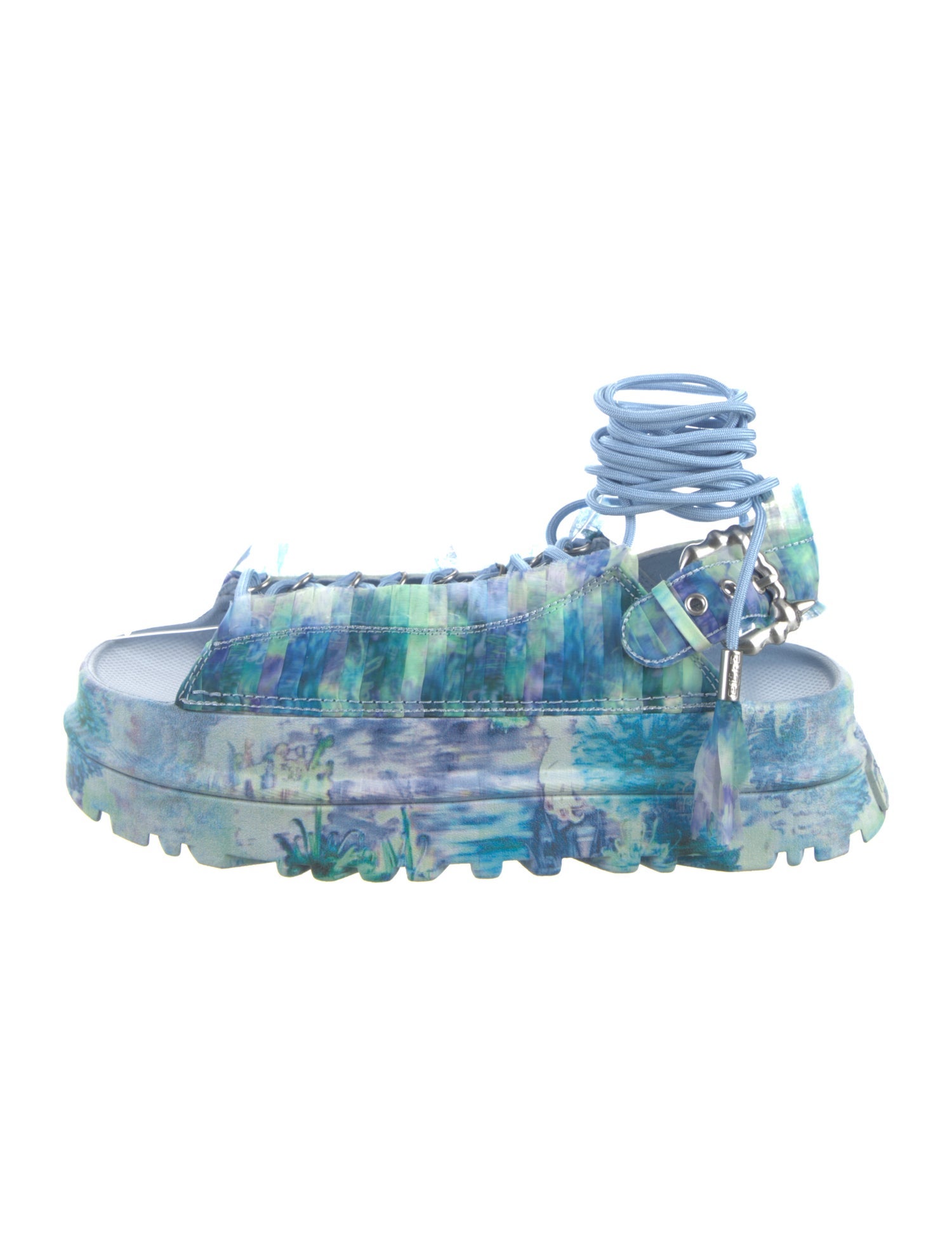 UGG x Collina Strada Mesh Tie-Dye Print Gladiator Sandals