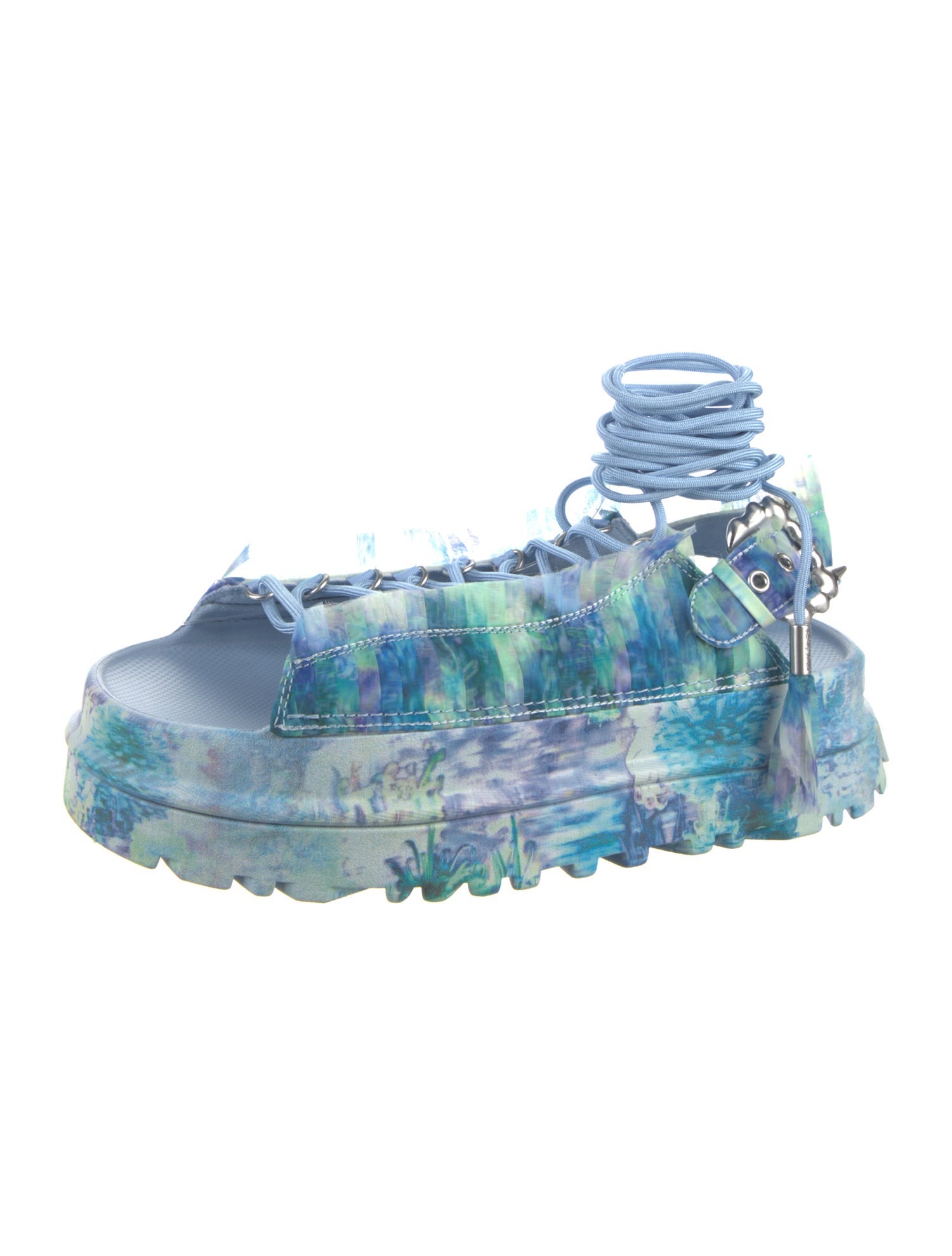 UGG x Collina Strada Mesh Tie-Dye Print Gladiator Sandals
