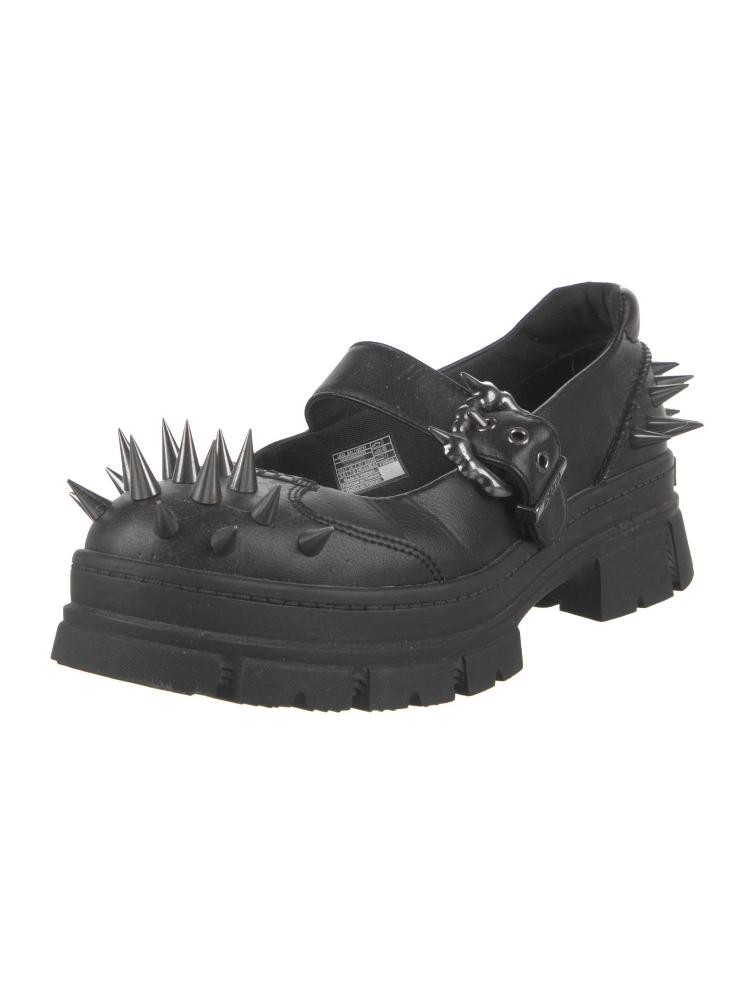 UGG x Collina Strada Leather Studded Accents Mary Jane Flats