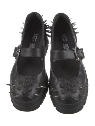 UGG x Collina Strada Leather Studded Accents Mary Jane Flats