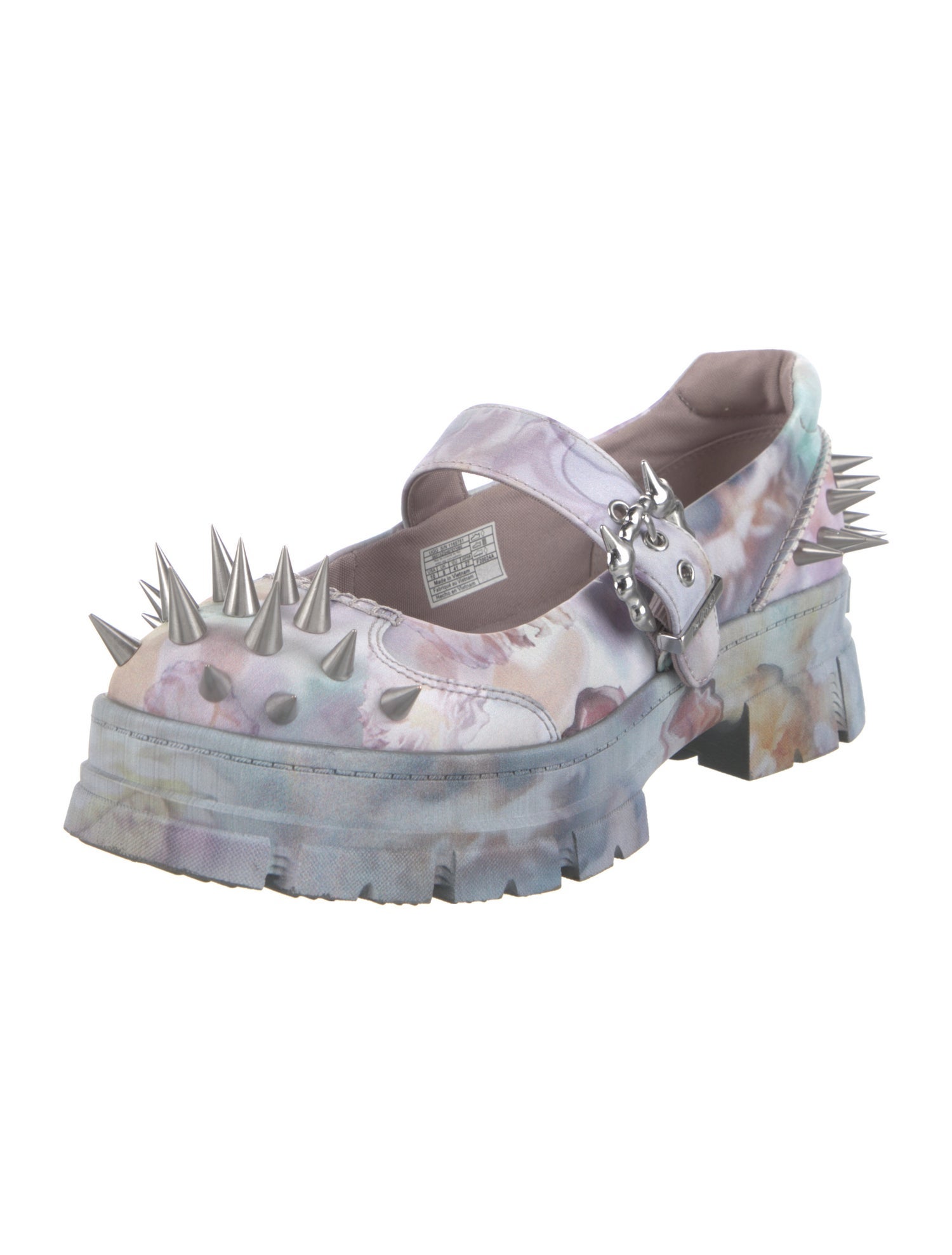 UGG x Collina Strada Leather Printed Mary Jane Flats