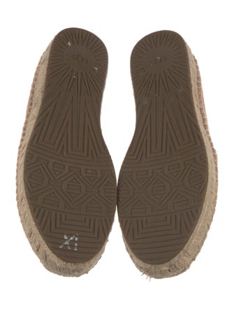 UGG + Jeremy Scott Suede Lasercut Accents Espadrilles