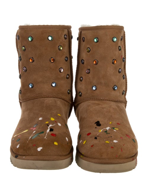 UGG x Gallery Dept. Suede Studded Accents Lace-Up Boots