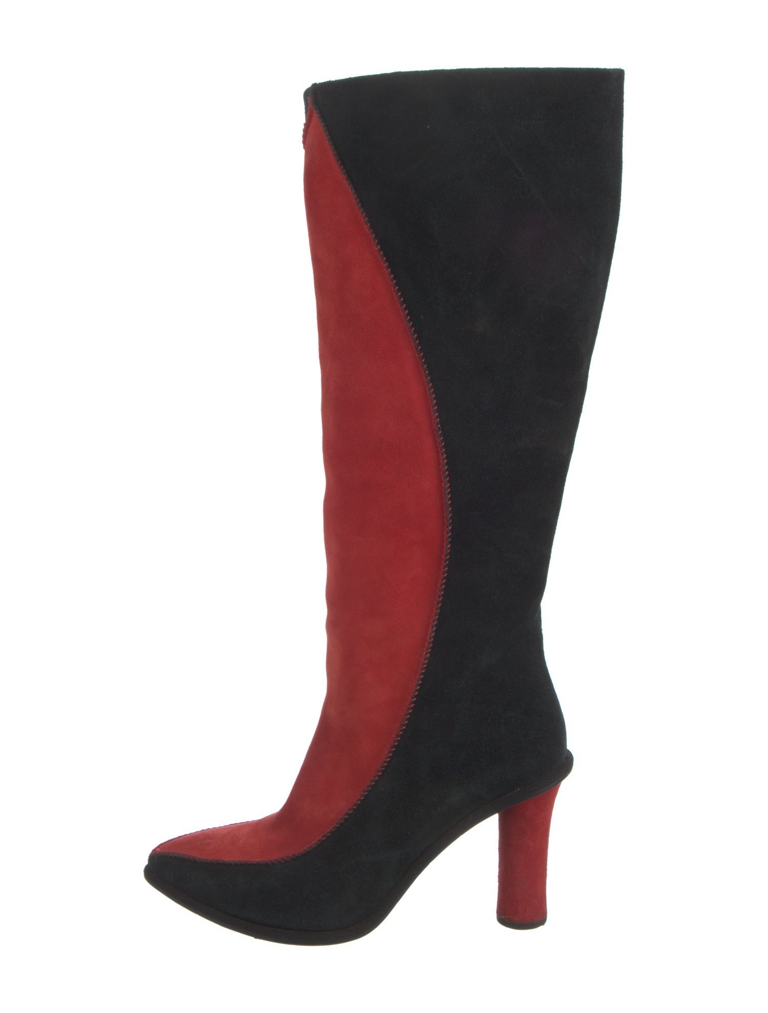 UGG x TSCHABALALA SELF Suede Colorblock Pattern Boots