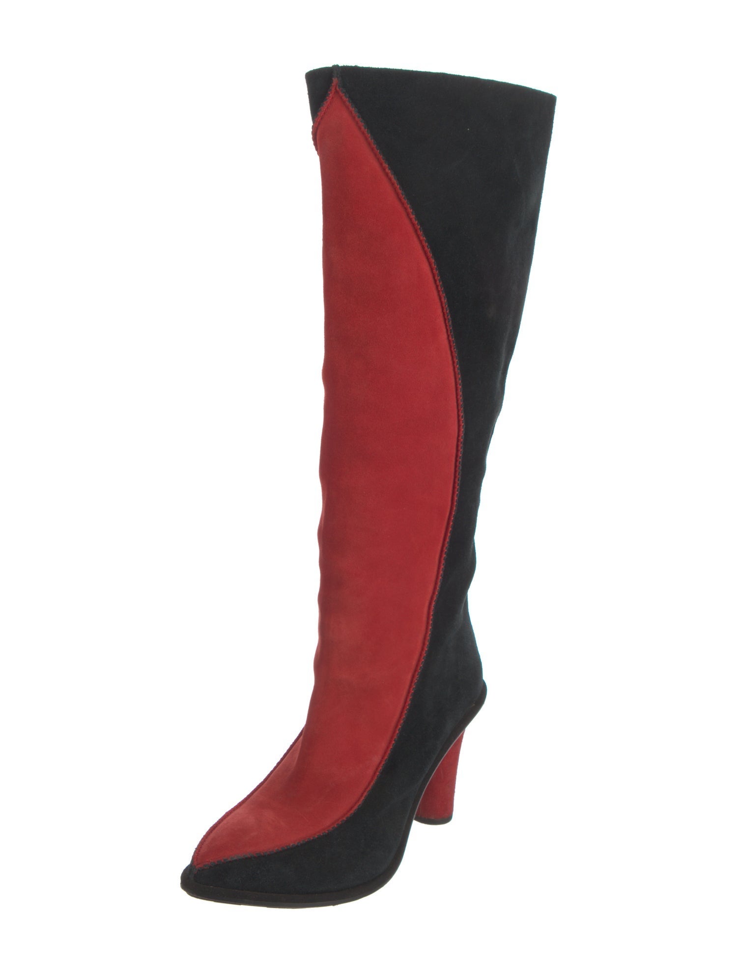 UGG x TSCHABALALA SELF Suede Colorblock Pattern Boots