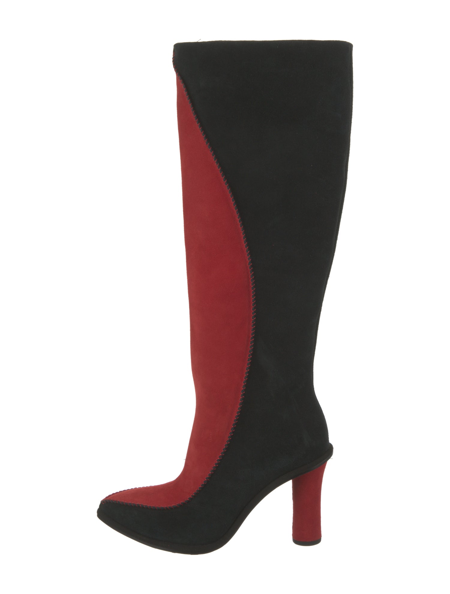 UGG x TSCHABALALA SELF Suede Colorblock Pattern Boots