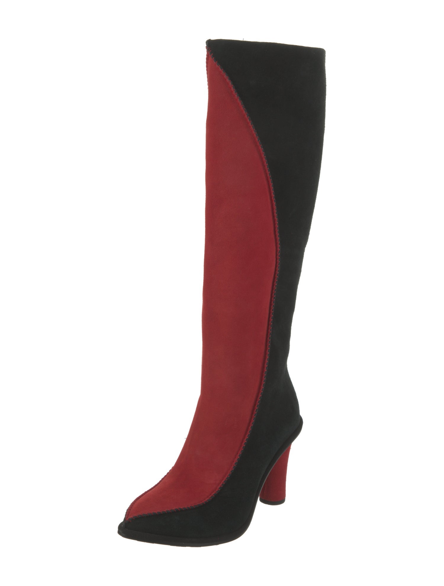 UGG x TSCHABALALA SELF Suede Colorblock Pattern Boots