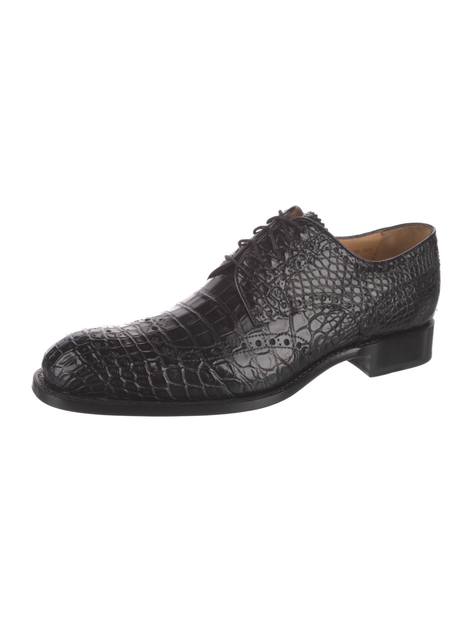 UGo Vasare Crocodile Derby Shoes