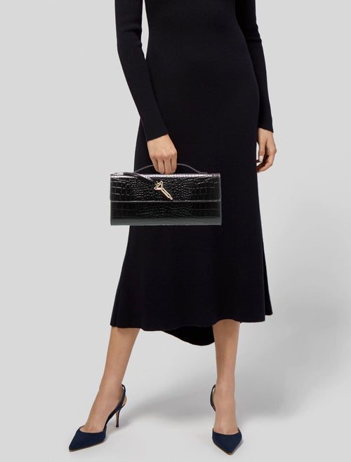 Florian Patent Leather Top Handle Bag