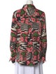 Untitled in Motion Printed Long Sleeve Button-Up Top