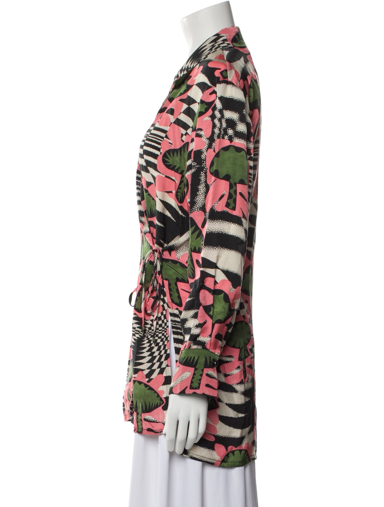 Untitled in Motion Printed Blazer