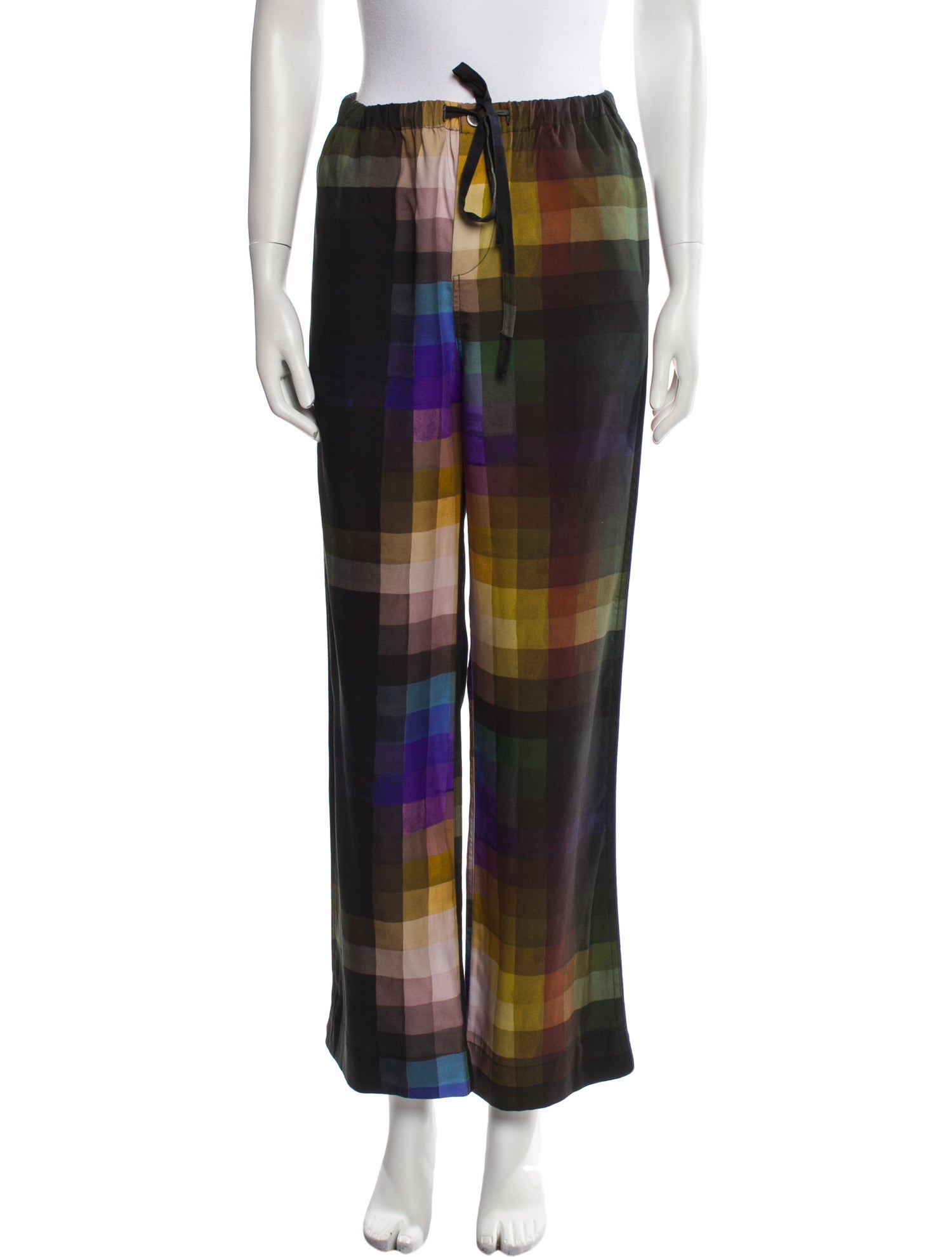 Untitled in Motion Plaid Print Wide Leg Pants w/ Tags